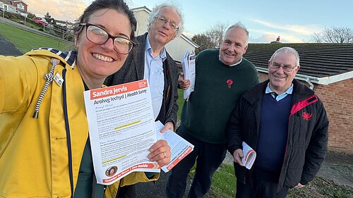 Canvassing in Aberystwyth