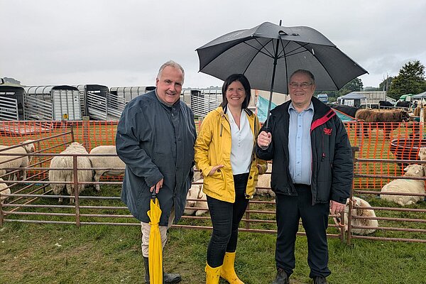 Mark, Sandra and Meirion 